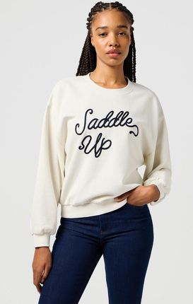 WRANGLER OVERSIZED SWEAT VINTAGE WHITE 112364504