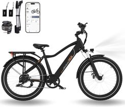 Zdjęcie Rcb Rower Elektryczny Dla Dorosłych E-Bike, App,Nfc, Rcb-G5 Czarny 27,5 - Koronowo