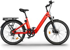 Zdjęcie Urbanbiker Ub200 | Ebike Uniwersalny Z Pełnym Zawieszeniem Do 140 Km Czerwony 26 - Świebodzice