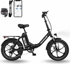Rcb Rower Elektryczny Składany Dla Dorosłych E-Bike 36V 15,6Ah - Rk6 Czarny 20