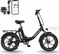 Rcb Rower Elektryczny Składany Dla Dorosłych E-Bike 36V 15,6Ah - Rk6 Czarny 20