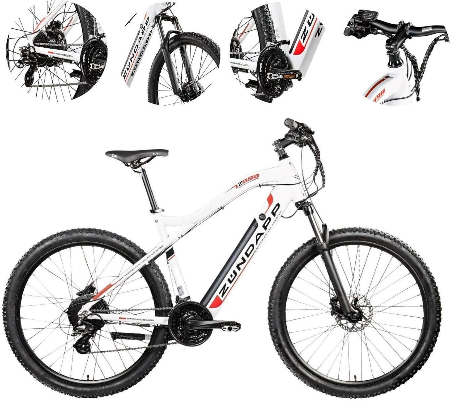 Zundapp Rower Elektryczny Górski Mtb Z898 Biały - Ceny i opinie