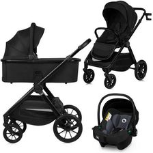 Zdjęcie Lionelo Layla 3W1 Black Onyx Głęboko Spacerowy + Fotelik - Jedlicze