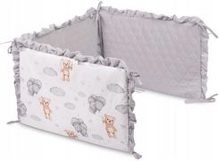 Zdjęcie Sensillo Ochraniacz Do Łóżeczka Muślin Teddy Szary (SILLO2231068) - Miasteczko Śląskie