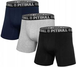 Zdjęcie Pitbull West Coast Bokserki 3-PAK Granatowe/szare/czarne Rozmiar S - Luboń