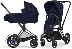 Zdjęcie Cybex E-Priam 4.0 Elektryczny  Zestaw 2W1 Z Opcją 3W1 Fe Rebellious Luxury Denim Głęboko Spacerowy - Imielin