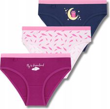 Zdjęcie Majtki Dziecięce Klasyczne Figi Dziewczęce 3par Moraj 122-128 - Zduny