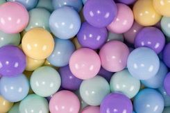 Zdjęcie Meowbaby Zestaw Plastikowych Piłeczek Do Suchego Basenu 7Cm, 200 Szt Błekitne/Miętowe/Pasteloworóżowe/Pastelowożółte/Wrzosowe - Nowy Sącz