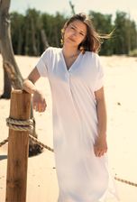 Zdjęcie by Insomnia Sukienka midi BRENDA BIAŁY - Sulejówek