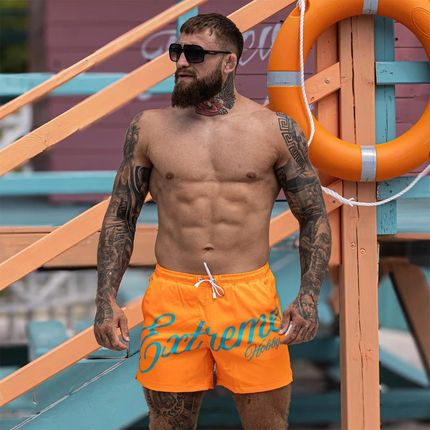 Kąpielówki męskie Extreme Hobby Cluster Pomarańczowe