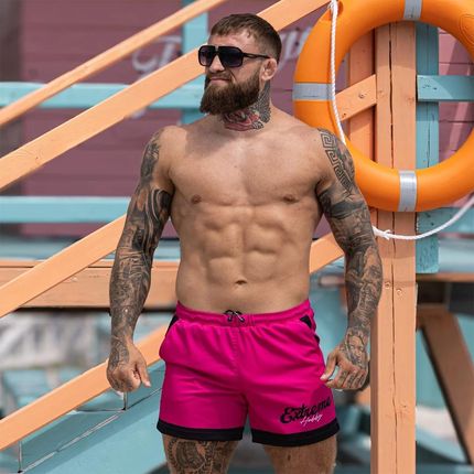 Kąpielówki męskie Extreme Hobby Vibe Różowe