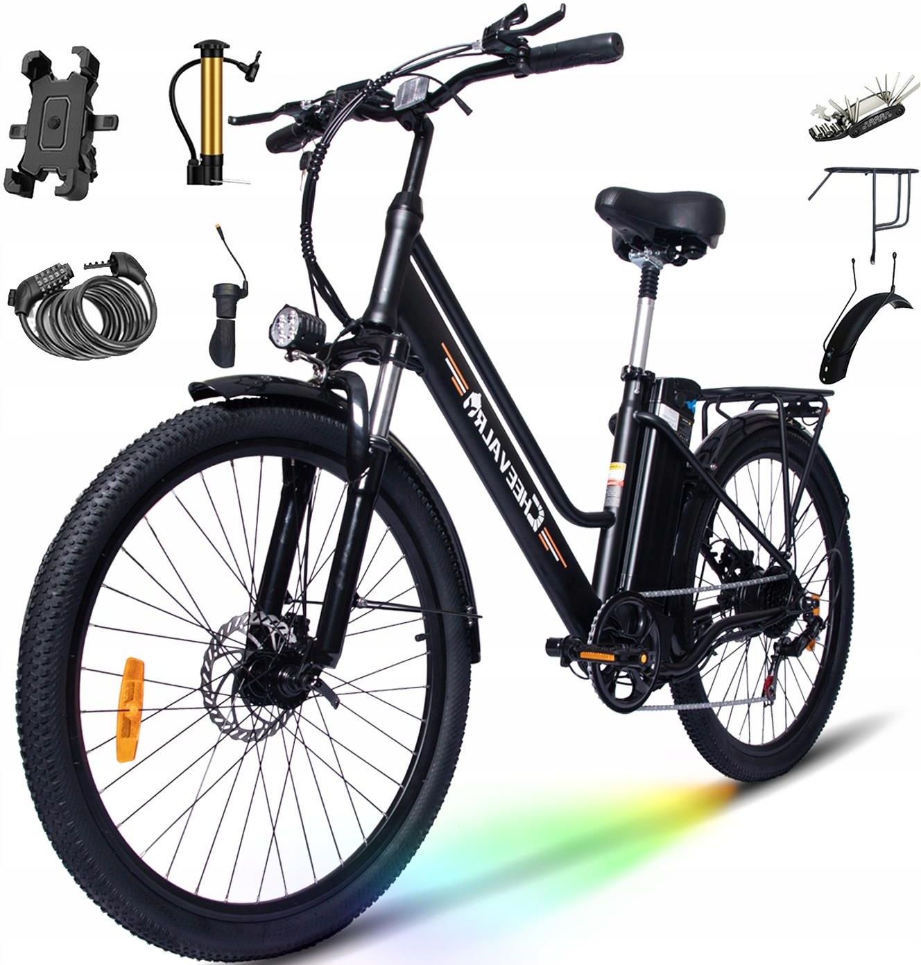 Cheevalry E-Bike Rower Elektryczny C26 Pro 120Km 36V 20Ah 250W 25Km/H