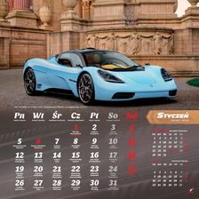 Zdjęcie Kalendarz 2026 wieloplanszowy 33x33cm Samochody - Artsezon - Andrychów