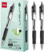 Zdjęcie Długopis Żelowy 0,5Mm Arrix Czarny 12szt. Deli - Zator