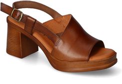 Zdjęcie Sandały Hee 25544 Ciemny brąz lico - Jedwabne