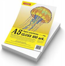 Zdjęcie Papier A5 Powlekany Kredowany Gloss 100 Ark.350G - Tobby - Proszowice
