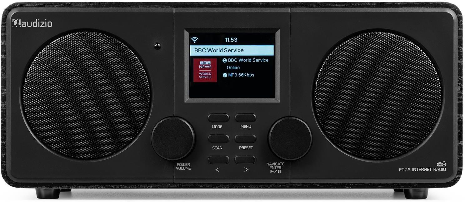 Radio internetowe Audizio Foza WiFi Stereo Czarny - ceny, opinie i ...