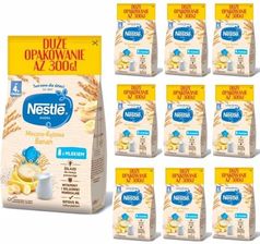 Zdjęcie Nestle Kaszka Mleczno-Ryżowa Banan po 4 miesiącu 10x300g - Skawina