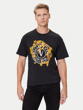Czarne T-shirty i koszulki męskie Versace Jeans Couture Czarne T-shirty i koszulki męskie Versace Jeans Couture