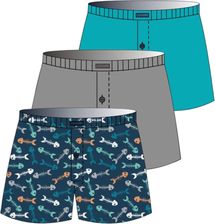 Zdjęcie Bokserki męskie luźne Cornette Comfort 945/08 3-pak (2XL) - Łuków
