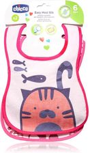 Zdjęcie Chicco Easy Meal Bib 6M+ Śliniak Pink 2Szt. - Środa Śląska