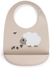 Zdjęcie Done By Deer Śliniak Silikonowy Z Kieszonką Owieczka Sheepy Sand - Grodzisk Mazowiecki