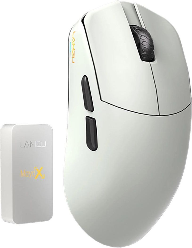 LAMZU MAYA X 8K ホワイト Lamzu Maya X – mysz gamingowa 47g 8K z sensorem PixArt 3950