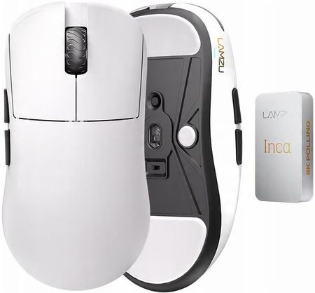 マウス・トラックボール LAMZU Inca wireless mouse 8k white Mysz Lamzu Inca 8K Biała (INCAWHITE) - Opinie i ceny na Ceneo.pl