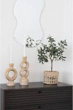 Zdjęcie Intesi Świecznik Ceramiczny Brązowy Ósemka - Nowa Słupia