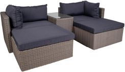 Zdjęcie Intesi Zestaw 2 Ogrodowych Leżanek Rossi Technorattan - Kobyłka