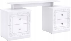 Zdjęcie Intesi Toaletka Diamante Biała Połysk - Tłuszcz