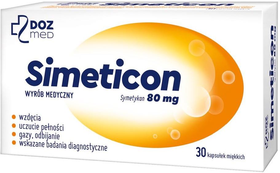 Doz Med Simeticon 30kaps. - Opinie i ceny na Ceneo.pl