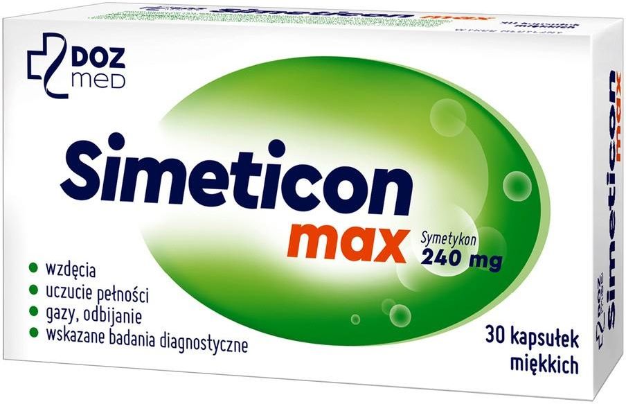 Doz Med Simeticon Max 30kaps. - Opinie i ceny na Ceneo.pl
