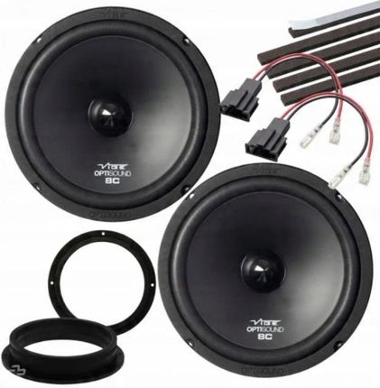 Xtreme Głośniki Dedykowane przód Audi A6 C7 A4 B8 A5 Q5 Vibe OPTISOUND8 20cm