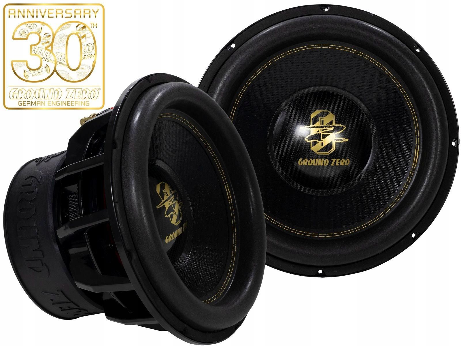 趣味 STANDART #12-30 Głośnik samochodowy Ground Zero Gzw 12-30A subwoofer 30cm