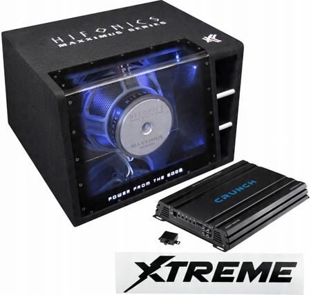 Xtreme Subwoofer Hifonics MXZ-12BP 1000W Bandpass 12" GPX3300.1 wlepki