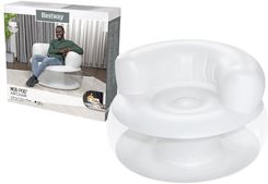 Zdjęcie Bestway Fotel dmuchany biały 112x112x70cm - Słomniki