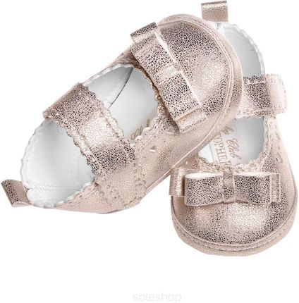 BALETKA SKÓRZANA ZŁOTA