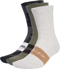 Zdjęcie adidas Uniseks TERREX MULTI 3 PACK SOCK, Black/Olive Strata/White, 6.5-8 - Łomża