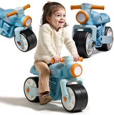 Zdjęcie Falk Jeździk Biegowy Ciche Koła Motor Prem1Er Retro Niebieski 1+ - Dobrzyca