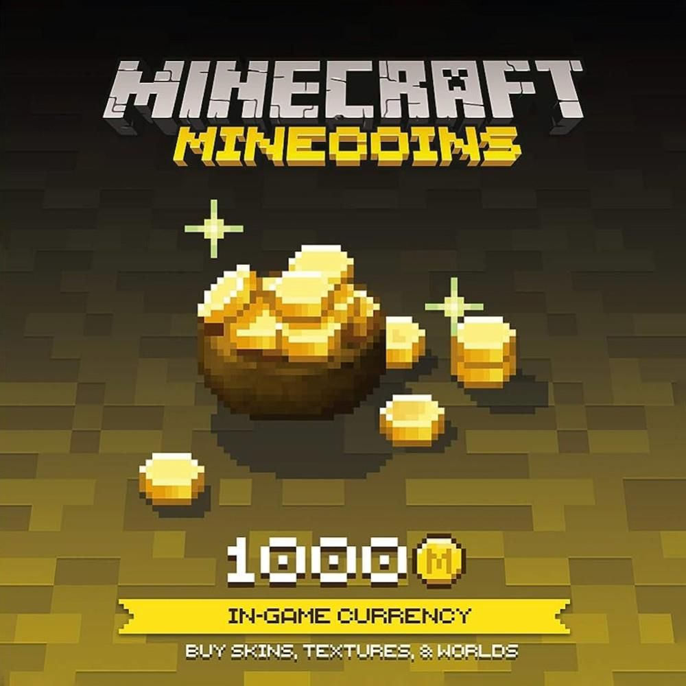 Minecraft Minecoins Pack 1000 Coins (PC) - Karta Pre-paid / Podarunkowa ...