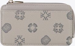 Zdjęcie Damskie etui na karty z imitacji skóry szare - Serock