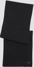 Zdjęcie CALVIN KLEIN Czarny damski wełniany szalik z domieszką kaszmiru - Piastów