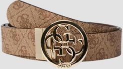 Zdjęcie GUESS Brązowy dwustronny pasek Noelle, Rozmiar XS - Karczew