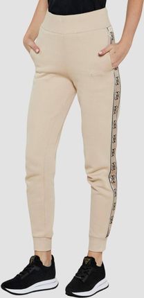 GUESS Beżowe spodnie dresowe damskie Britney, Rozmiar XXS