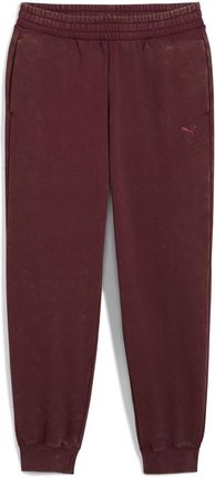 Damskie Spodnie Puma Ess Elevated Comfort Wash Sweatpants FL 68810496 – Bordowy