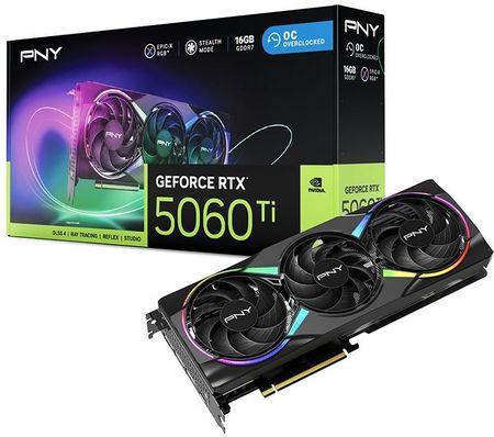Pny GeForce RTX 5060 Ti 16GB RGB VCG5060T16TFXXPB1-O