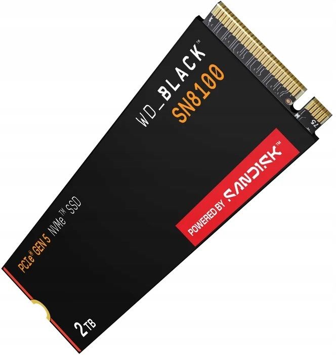 Dysk SSD Wd SN8100 2TB M.2 2280 Pci-e x4 Gen5 NVMe (WDS200T1X0M