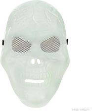 Zdjęcie Dodatek Do Stroju Na Halloween Maska Świecąca W Ciemności Czaszka Kościotrupa Szkielet MAS19 - Człuchów