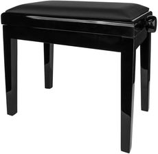 Zdjęcie BE JOE PB10 BLACK GLOSS BLACK VINYL - ŁAWA DO PIANINA / KEYBOARDU - Stąporków